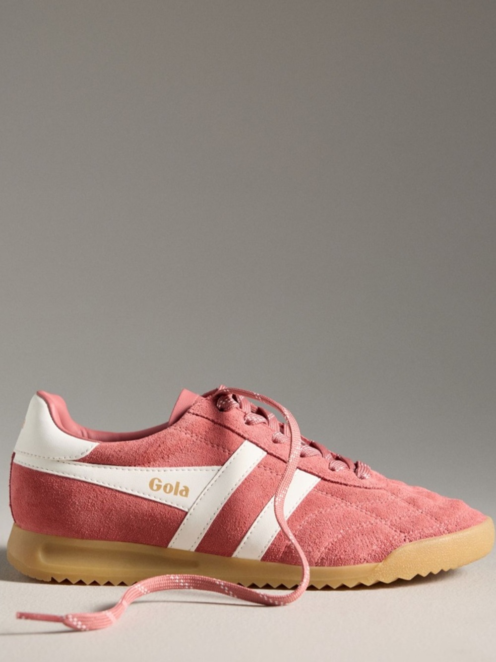 Gola Exclusive Stadium Sneakers, Clay/Off White, size 40